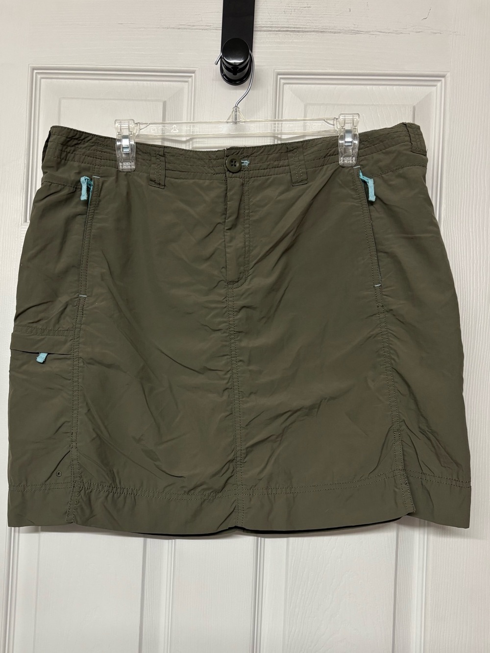 Eddie Bauer Activewear Skort Olive Green Sz 14